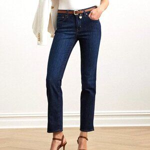 WOMENS RALPH LAUREN SIZE 10 JEANS NWT MED WASH STRAIGHT LEG MID RISE